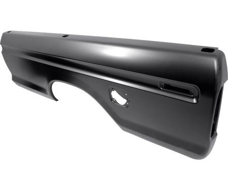 OER 1973-79 Ford, Bed Side Panel, with Wheelhouse,Tail Panel, 8' Long Bed, LH Side, 1 Fuel Hole TR27840M