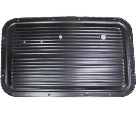 1967 Ford F100, F250, F350, Interior Door Panel, Stamped Steel, Black, RH, Passenger Side
