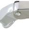 1966-70 Mustang, Cougar, Windshield Wiper Arm, Flanged End Cap, LH or RH, Polished Finish