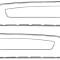 OER 1965-66 Mustang Pony, Door Panel Trim Moulding Set, 4 Piece 20944-CM