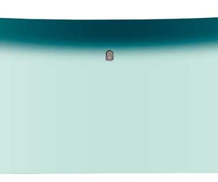 1969-70 Mustang Fastback, Front Windshield Glass, Tinted with Blue / Green Band