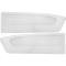 OER 1965-66 Ford Mustang, Deluxe Pony Interior Door Panels, RH & LH, Pair, White 23942410