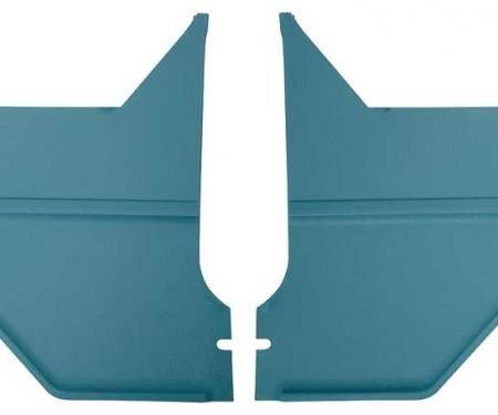 OER 1967-68 Ford Mustang, Coupe/Fastback, Kick Panels, Turquoise / Aqua 2340706