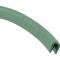 OER Door Jamb Vinyl Windlace, Light Green , Snap On Double Lip Style , 20 Foot Roll T5GREEN