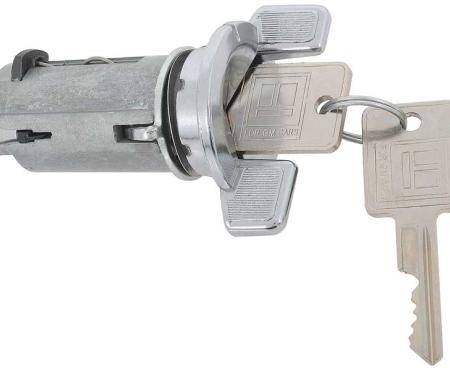 OER 1969-96 GM Vehicles, Ignition Lock Cylinder Assembly, First Design 1978, Generic Logo Keys 20071252