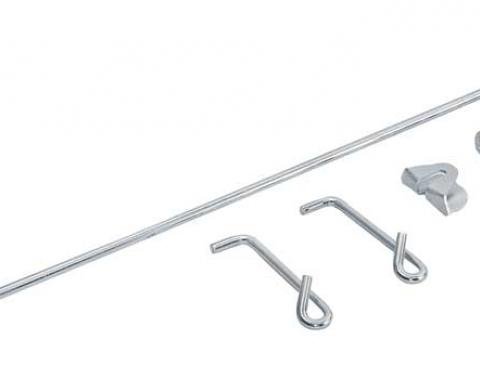 1967-72 Chevy Pickup, Blazer, Jimmy, Suburban, Park Brake Cable Guide Set, 6 Piece