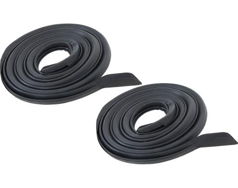 1964-66 Ford Mustang, Door Frame Weatherstrip Seals, RH and LH, Pair