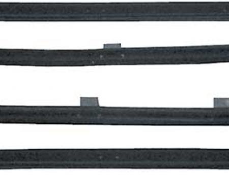 OER 1973-80 GM Truck Rear Door Window felt Kit, Crew Cab, Suburban, 4 Piece Set CR1064