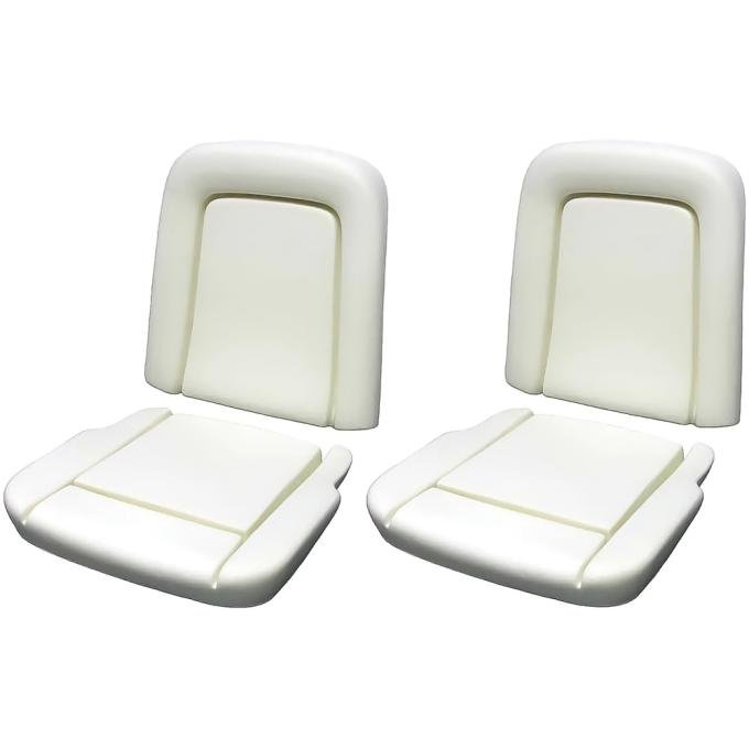 OER 1967 Mustang, Cougar, F-100 Ranger, Front Bucket Seat Foam, Standard or Deluxe Interior, Pair *104PR