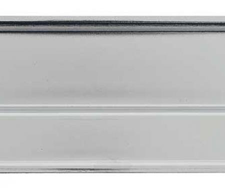 OER 1951-52 Ford F-Series Truck, Radio Hole Cover, Delete Plate, without Ford Logo, Chrome 8104371C