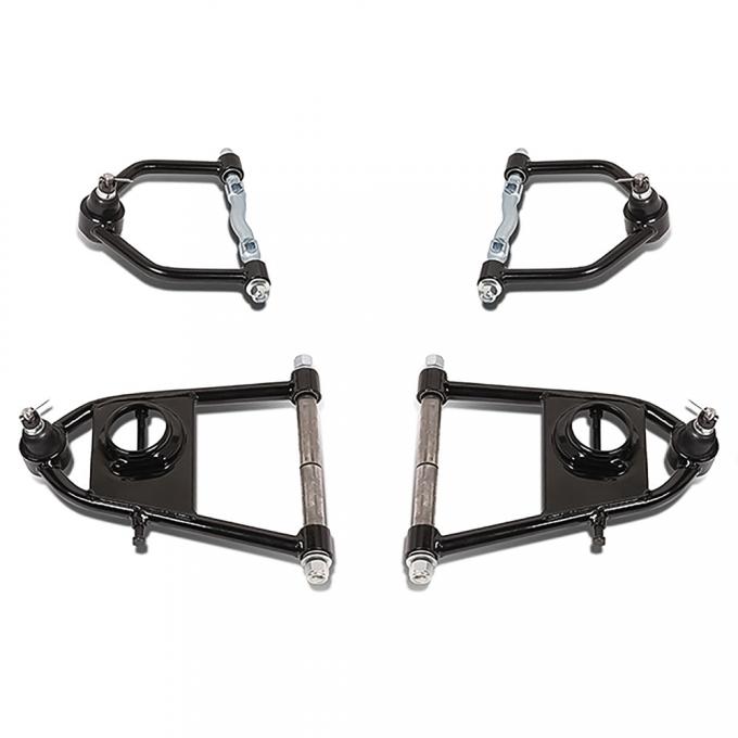 Mustang II Style Tubular Control Arm Set, Upper and Lower, Stock Width, For Stock Coil Springs, For Vehicles Converted to Mustang II Suspension