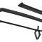 1956 Ford F-100 Truck, Cowl Top Vent Frame Kit, With Hinge, Brace For Handle Mechanism