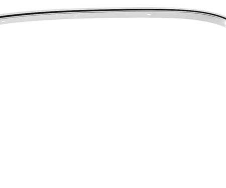 OER 1981-91 Checy, GMC Pickup, Blazer, Jimmy, Suburban, Front Wheel Opening Molding, w/black strip, LH Driver Side C2407