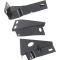 OER 1967-68 Mustang, Stone Deflector Brackets, 3 Piece Set 17747B