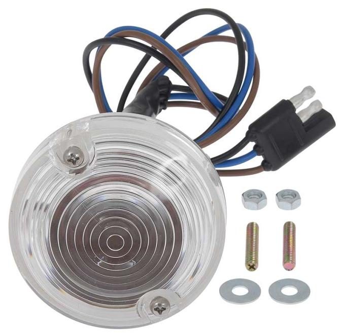 OER 1967-68 Mustang, Park Lamp Assembly, Housing, Lens, Wiring, RH or LH, Each 13200AR