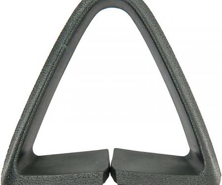 OER 1974-81 Bucket Seat Belt Guide, Triangle , Dark Green 9691911