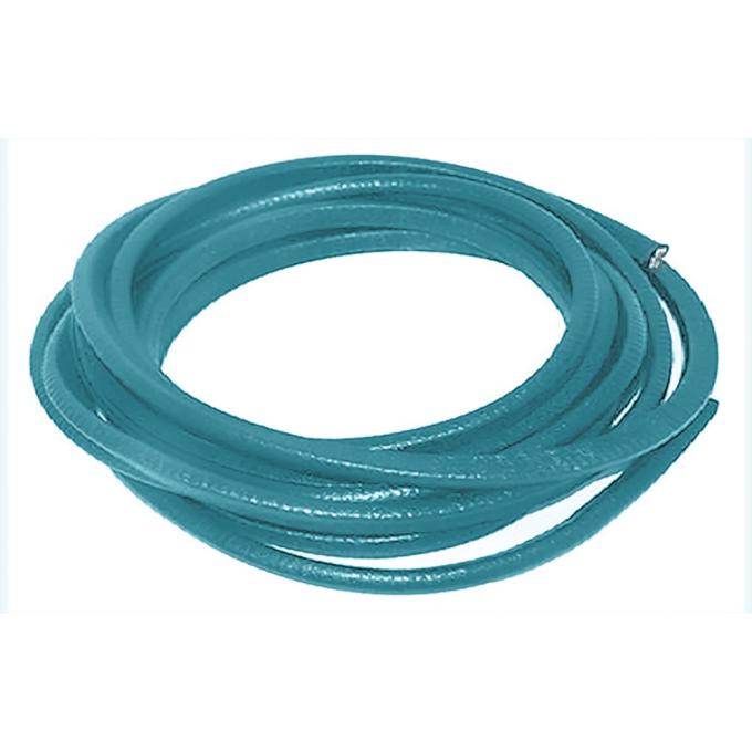 Door Jamb Vinyl Windlace, Aqua / Turquoise, Snap On Double Lip Style, 20 Foot Roll