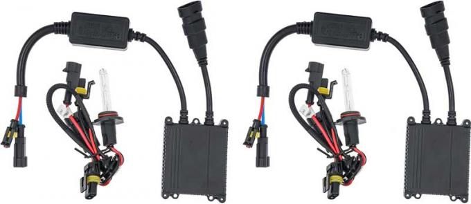 9006 Series HID Headlamp Bulbs - White 6000K, Low Beam