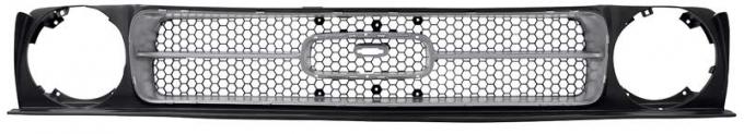 1971-72 Mustang, Standard Front Grill, w/o Sport Lights, w/o Fog Lamps, Sport Lights