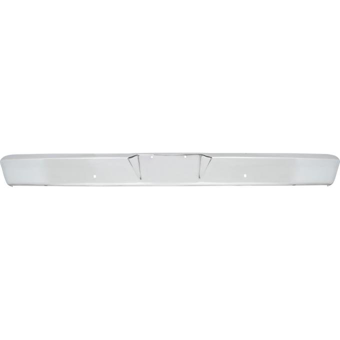 1964-77 Ford F100, F150, F250, F350 Pickup, Chrome Front Bumper, with Square License Plate Holes