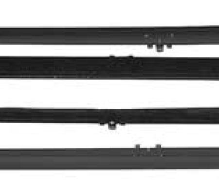 OER 1967-72 Chevrolet/GMC Truck/SUV, Beltline Weatherstrip, Door Windowfelt, Antirattle Seal Set, Black Bead, 4 piece *CR1071