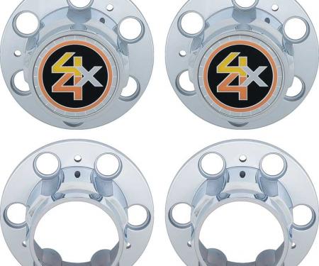 OER 1971-91 4 x 4 Hub Cap Set - 6 Lug *160018