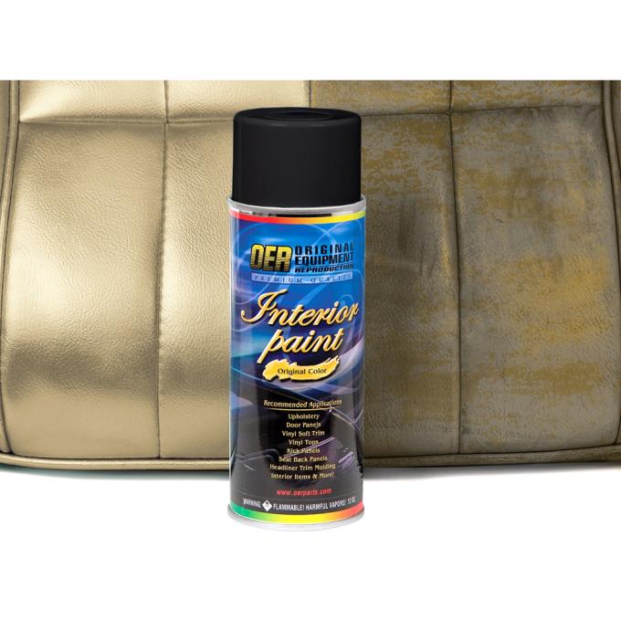 OER 1968-69 Ford, Mercury, Interior Paint, 5800 Lt Nugget Gold, 16 Oz. Aerosol Can (Net Wt. 12 Oz.) PP925