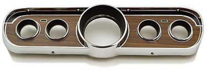 OER 1965-66 Mustang Gauge Dash Bezel with Deluxe Woodgrain (Full Instrumentation) 10838BR