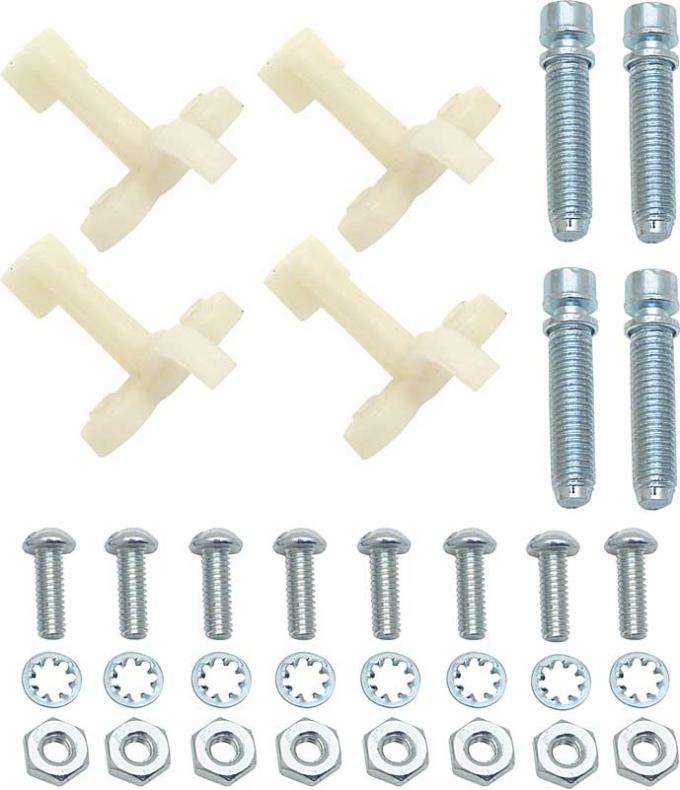 OER 1947-57 Headlight Adjuster Set - 2 Headlamp Style *T1450