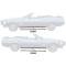 1971-73 Mustang, Rocker Panel Molding Set, With Hardware, RH and LH, Pair