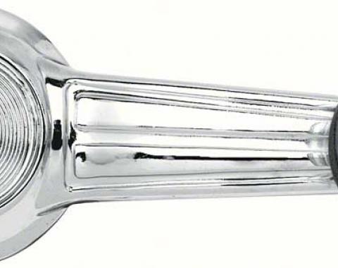 1968-77 GM, Window Crank Handle, Riveted Design, with Black Knob, Various Car & Truck Models K348200