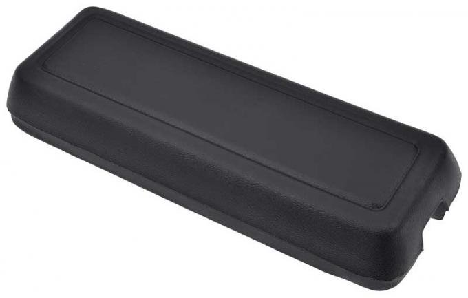 OER 1979-86 Mustang, Console Lid Arm Rest Pad, Black 6024001