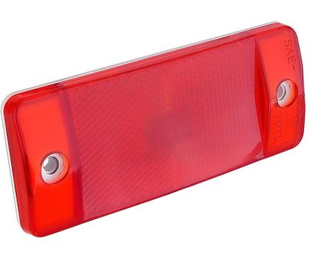1970-77 Ford Bronco/1970-72 F-Series Truck/Econoline, Side Marker Lamp, Rear, LH Or RH, Red