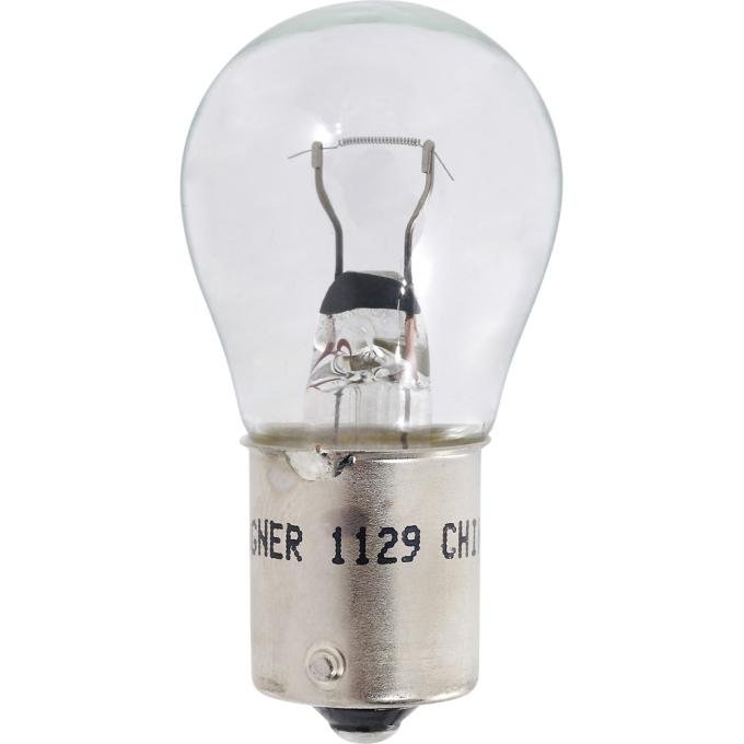 Replacement Light Bulb # 1129, Single Contact Bayonet Base, S-8, 21 CP, 6-volt