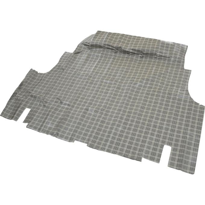 1964-66 Mustang, Trunk Mat, Coupe & Convertible, Plaid Pattern Design