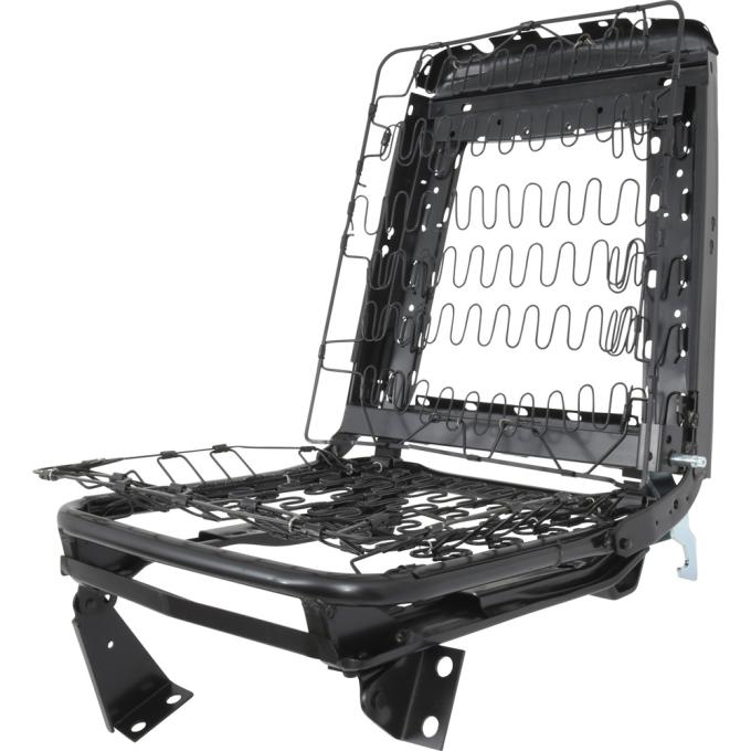 1966-77 Ford Bronco, Bucket Seat Frame Assembly, Seat Back & Bottom, With Track, RH, Passenger Side