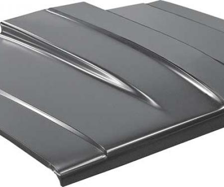 OER 1981-91 Chevy, GMC Truck, Cowl Induction Hood, 2" Rise Traditional Cowl, EDP Coating T70810