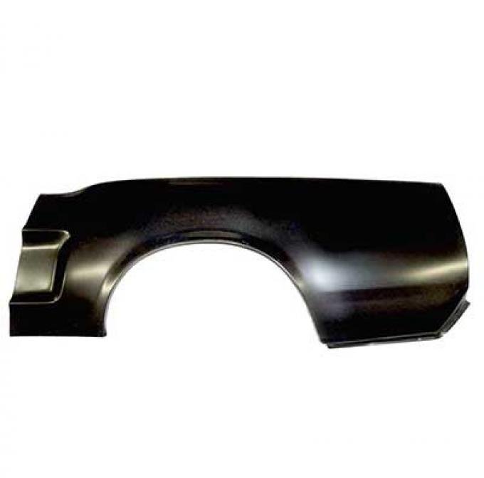 1968 Mustang, Quarter Panel Skin, Coupe, Convertible, w/o Side Marker Indent, Drivers Side