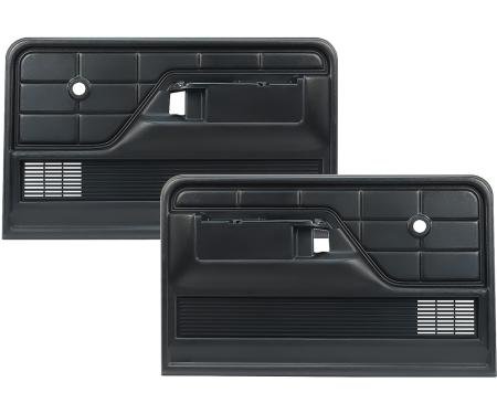 OER 1973-79 Ford F-Series Truck/1978-79 Bronco, Door Panels, Black, Standard Interior TR23942D