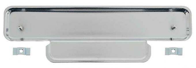 OER 1951-52 Ford F-Series Truck, Radio Hole Cover, Delete Plate, without Ford Logo, Chrome 8104371C