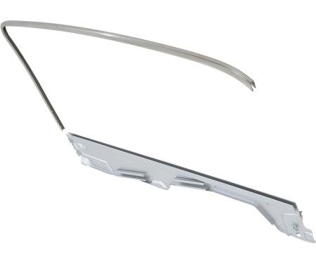 OER 1965-66 Mustang Fastback, Door Window Frame Set, LH Driver Side 21459N