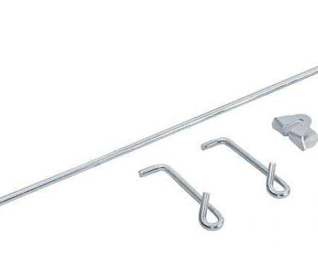 1967-72 Chevy Pickup, Blazer, Jimmy, Suburban, Park Brake Cable Guide Set, 6 Piece