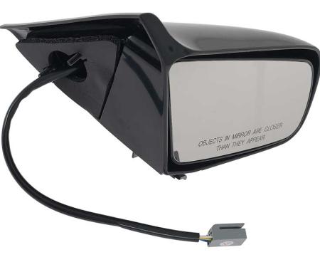 1987-93 Mustang, Exterior Door Power Mirror, Window Mounted, Except Convertible, RH Passenger Door