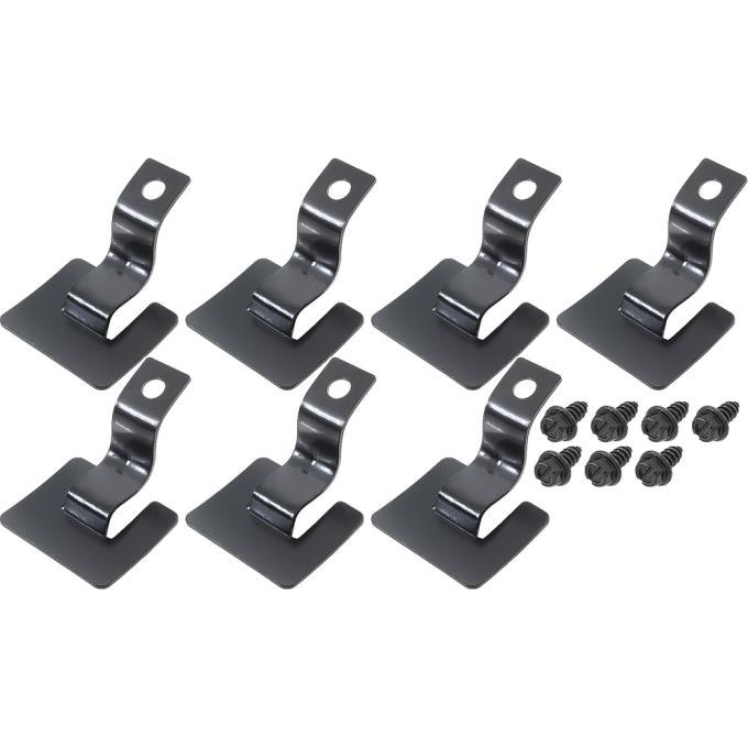 OER 1969-70, Mustang, Lower Windshield Molding Retainer, Set 03406B