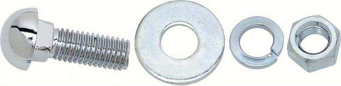 1938-72 GM Car & Truck, Bumper Bolt, Nut, and Washers, 1/2"-13 X 1-1/2", Chrome