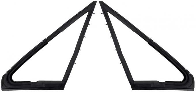 OER 1967-68 Mustang/Cougar, Front Door Vent Window Weatherstrip, Pair 21448CD