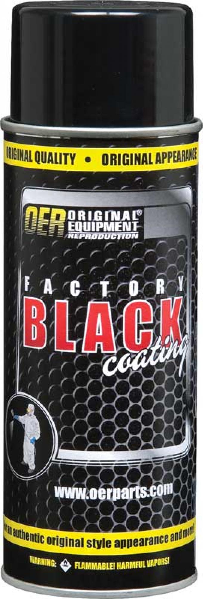 OER "Factory Black" Semi Gloss Black Paint - 16 Oz Aerosol Can K89542