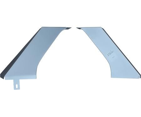 OER 1966-76 Ford Bronco, Gas Tank Pipe Filler Guard Set TR27818A