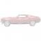 OER 1969 Mustang, Rocker Panel Molding, with Hardware, Driver Side 10176ER