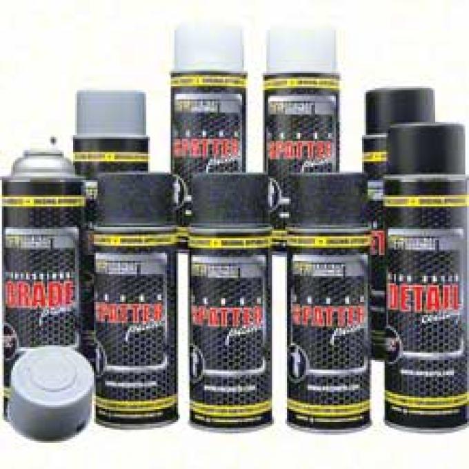 OER Black and Gray Trunk Refinishing Kit with Self Etching Gray Primer *K51493